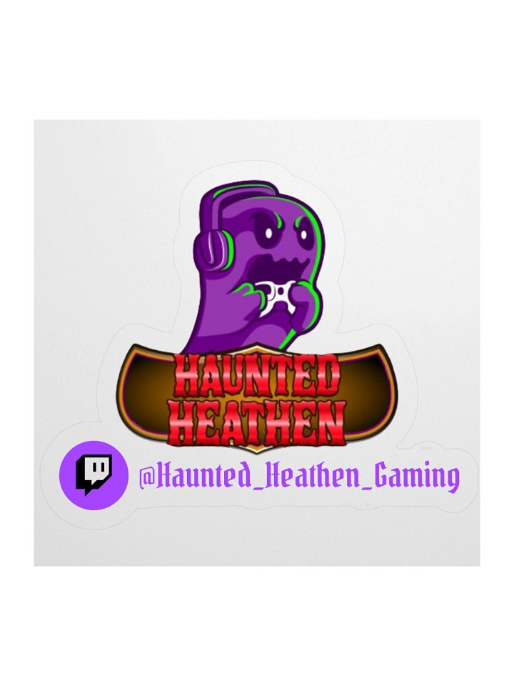 Haunted Logo Sticker product image (2)