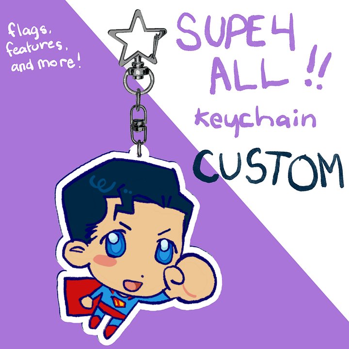 SUPERMAN4ALL - keychain design CUSTOMS product image (1)