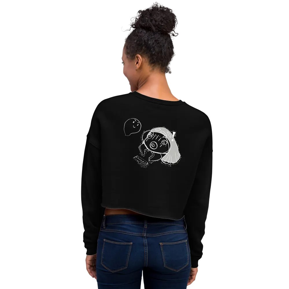 CROPPED SWEATSHIRT SCARED NANA product image (5)