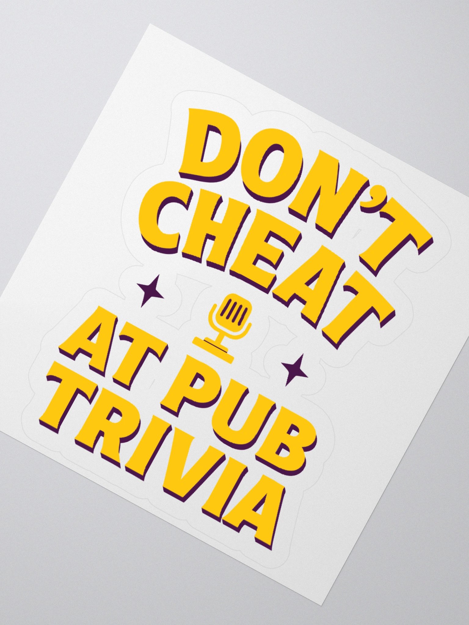Don't Cheat Stickers product image (2)
