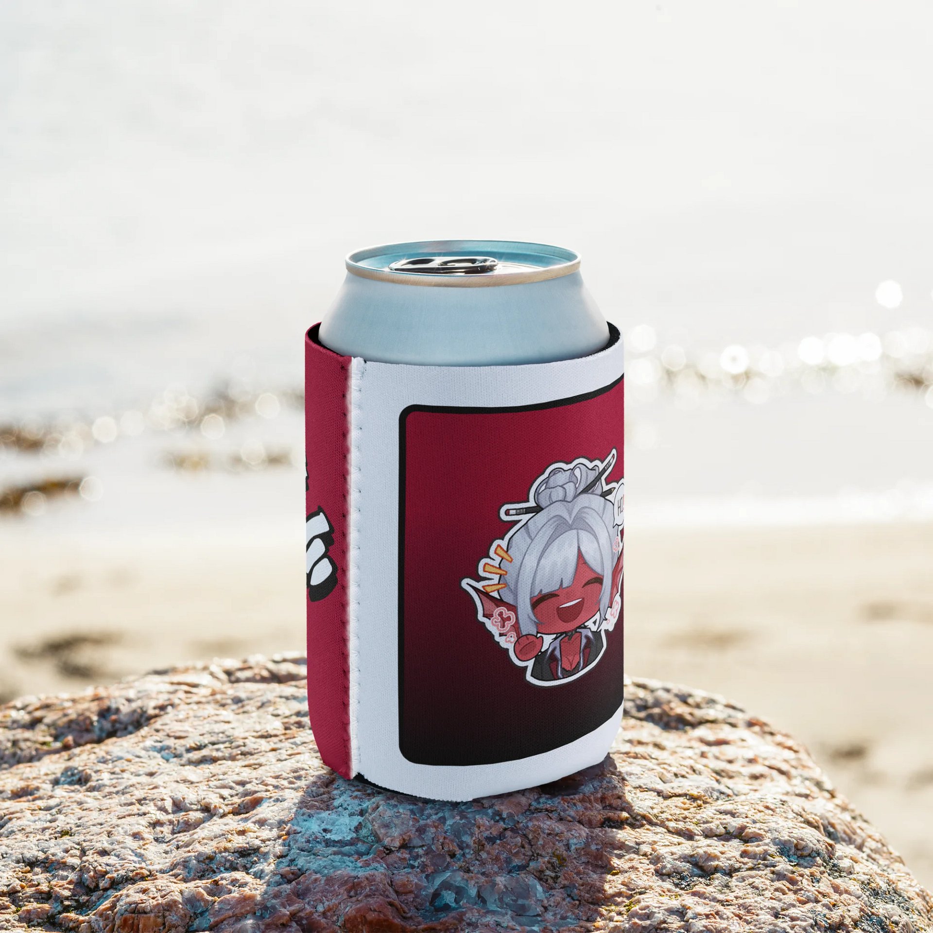 Greetings Emote Coozie (Red) product image (9)
