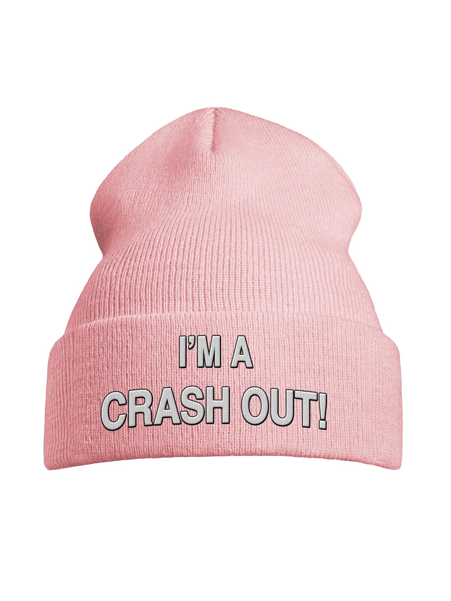 CRASH OUT! Embroidered Beanie product image (31)