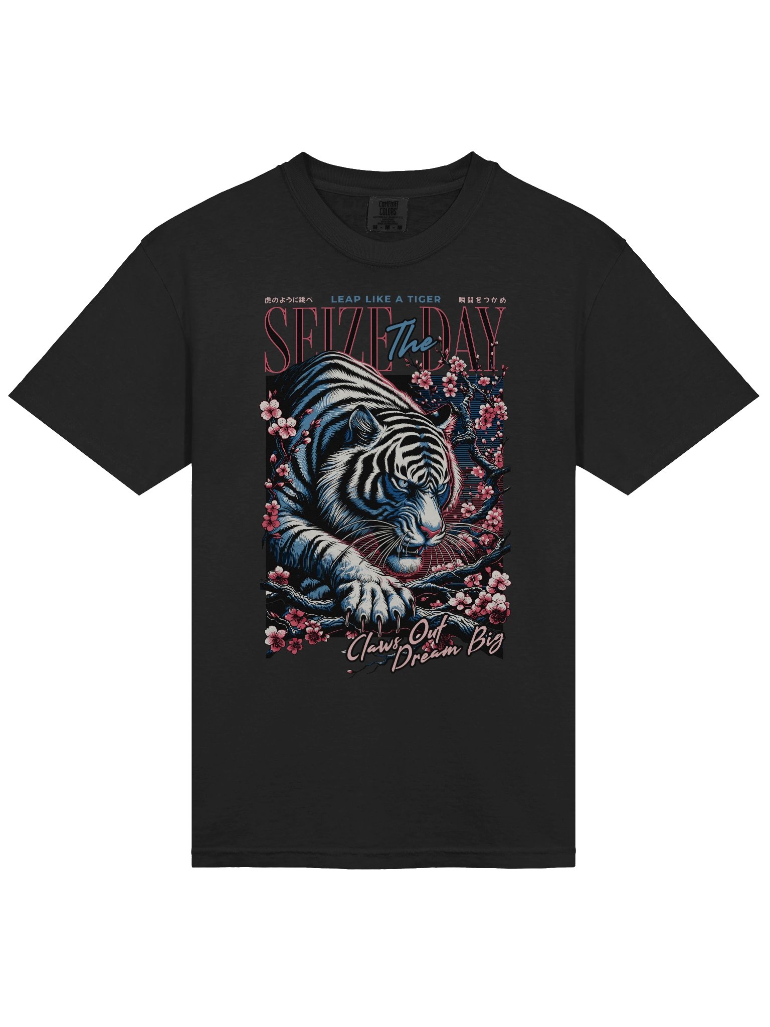 Stand Out with Our Eye-Catching Tiger Graphic T-Shirt Design product image (3)
