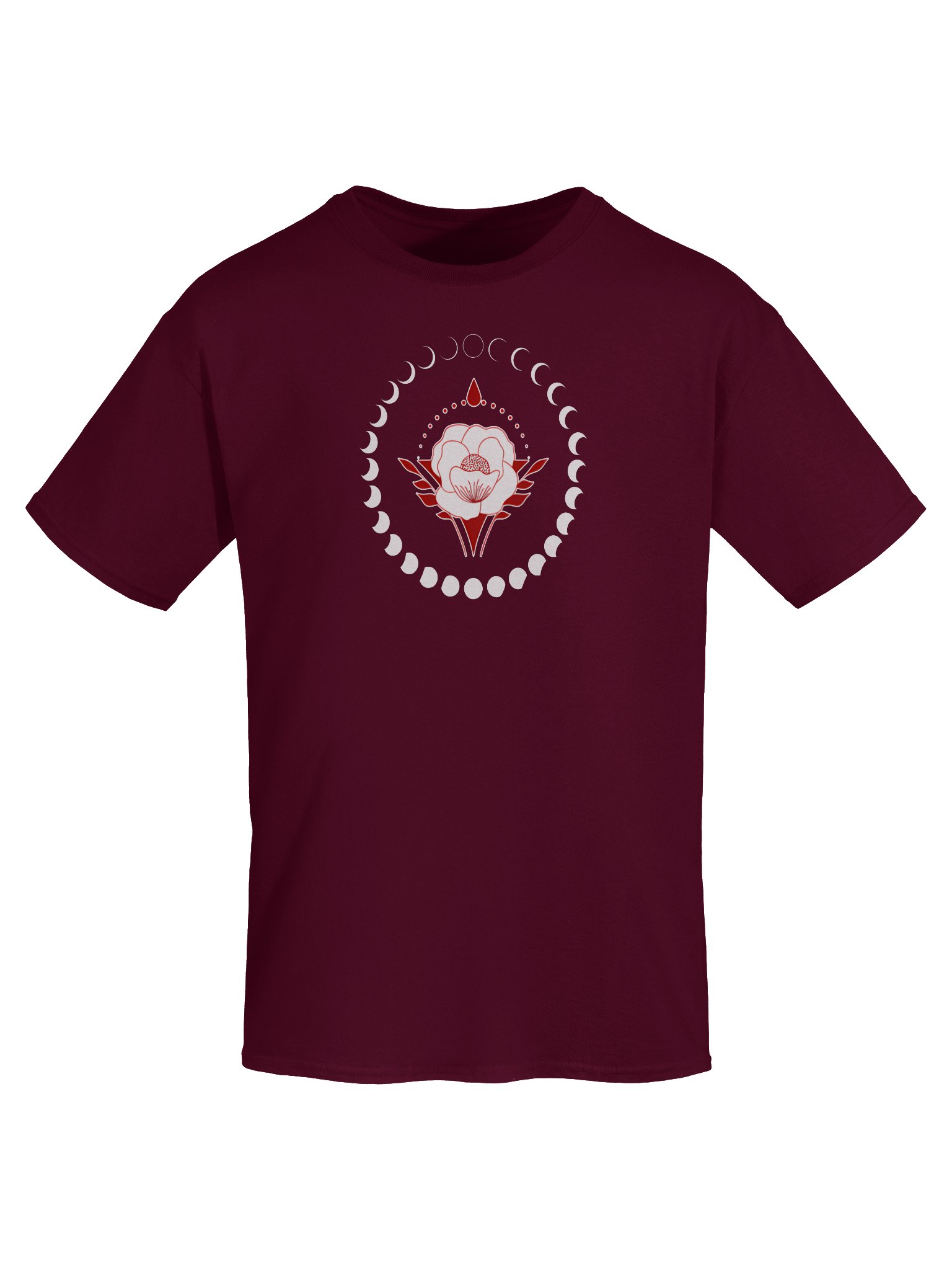 Mystic Dark Moon Blooming Rose - Well Women Rising T-Shirt product image (19)
