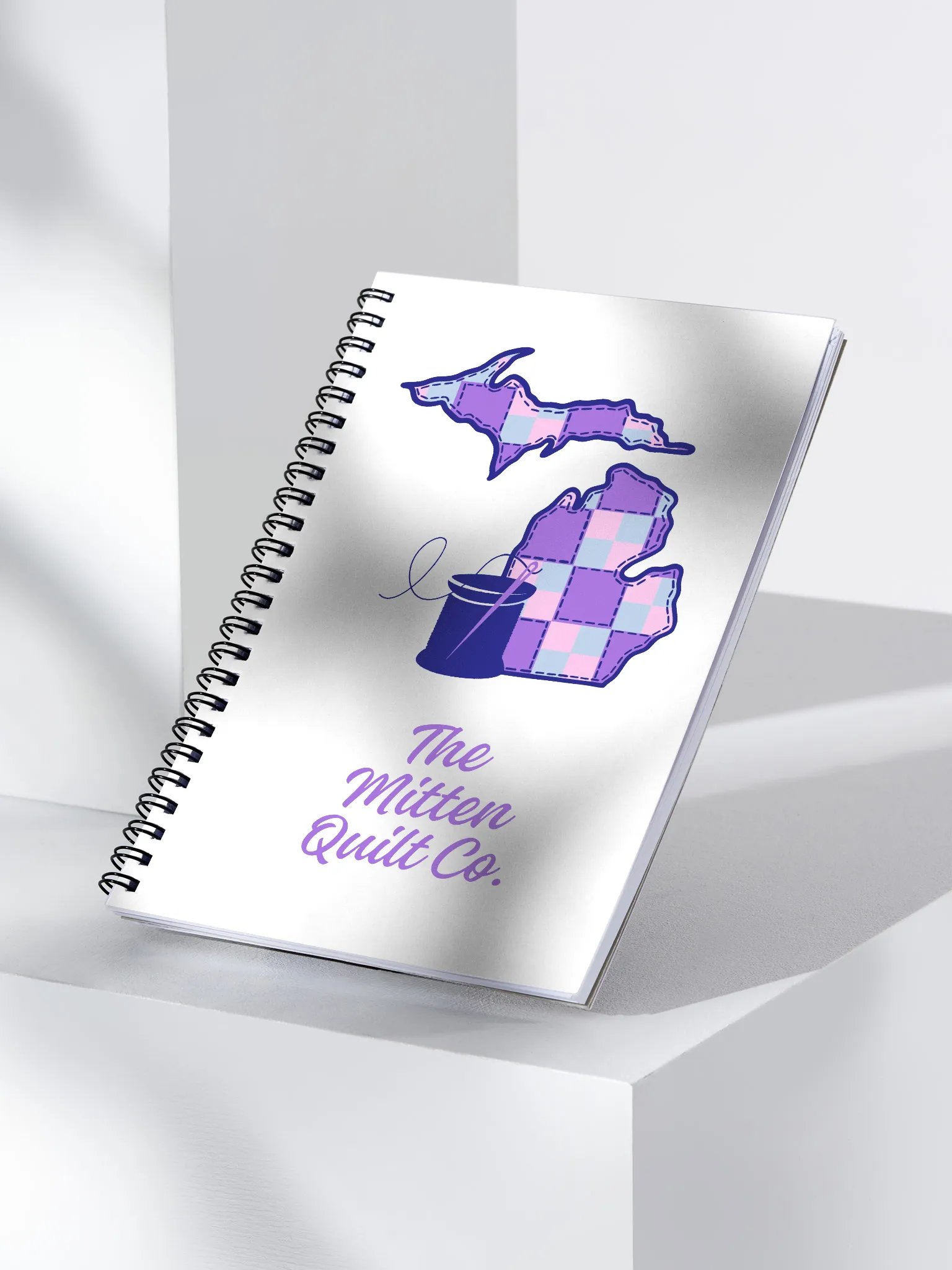 Michigan Patchwork Dreams Spiral Notebook product image (3)