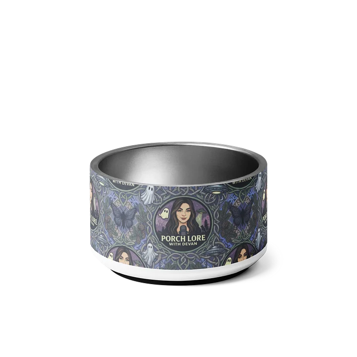 PORCH LORE DEVAN PERIWINKLE MOTH PET BOWL product image (1)
