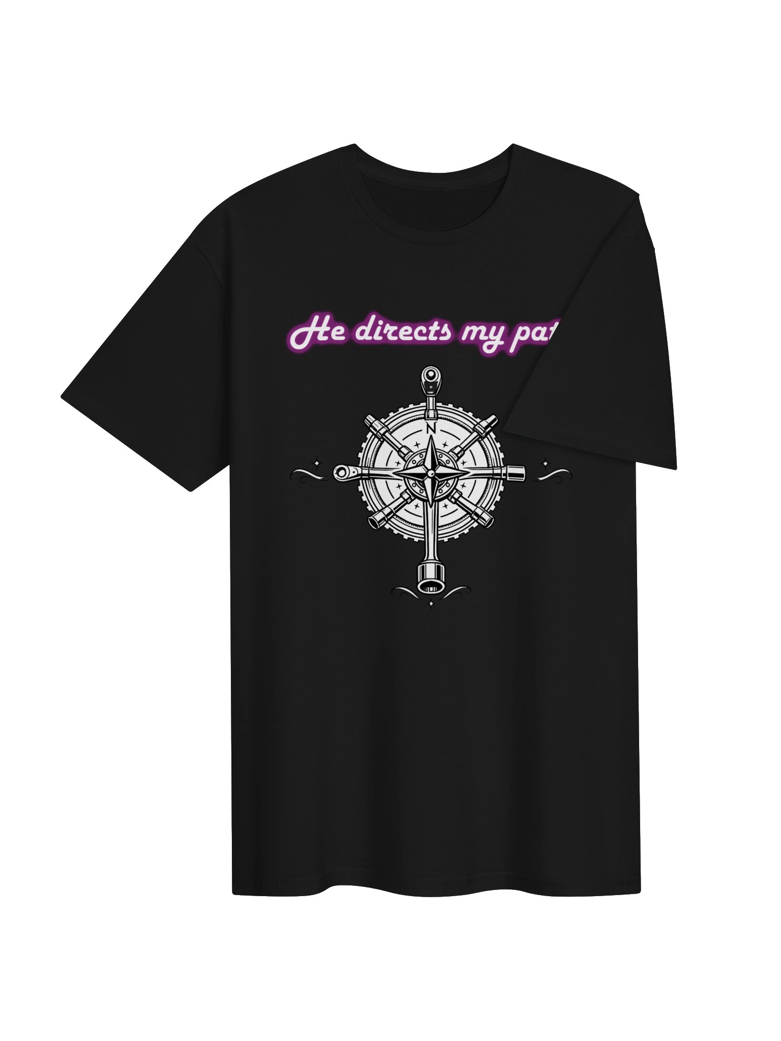 He Directs My Path Compass Tee product image (4)