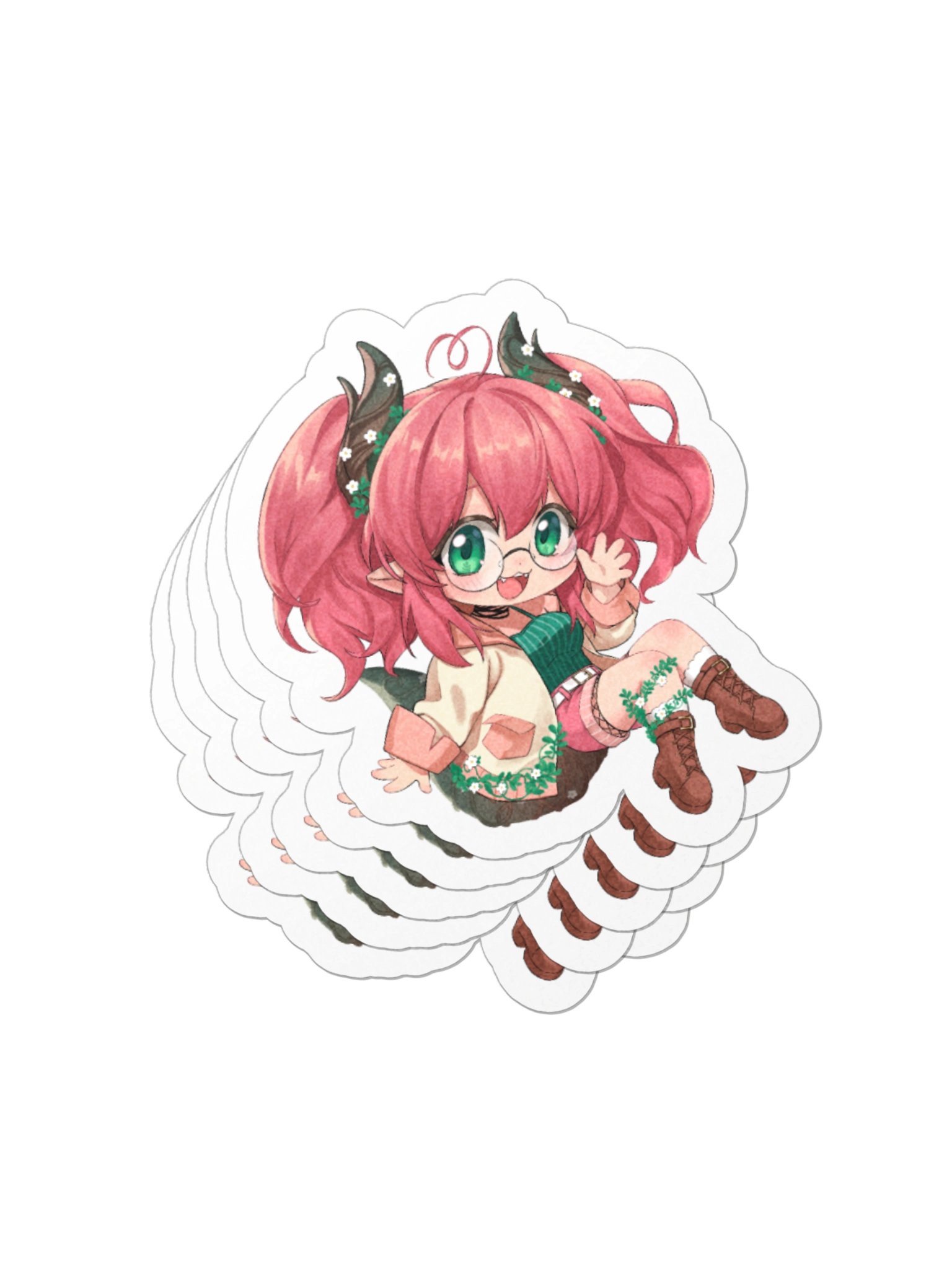 melodii anniversary chibi sticker 🍉 product image (6)