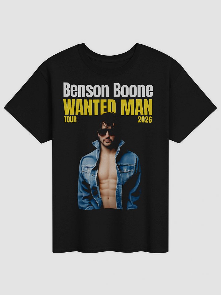 Benson Boone Wanted Man 2026 Shirt, Retro Graphic Concert Tee product image (2)