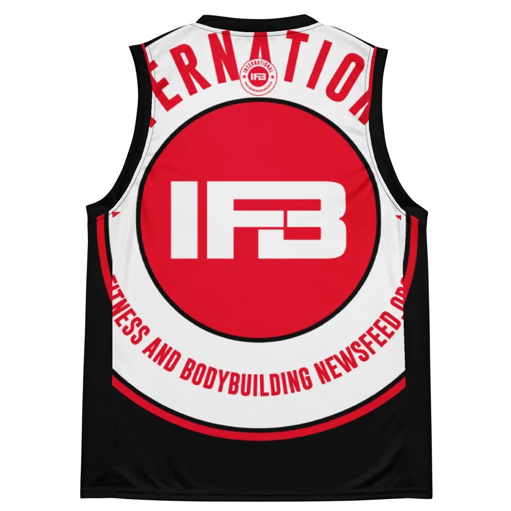 IFBNewsfeed.Org's All-Over Print Recycled Unisex Basketball Jersey product image (5)