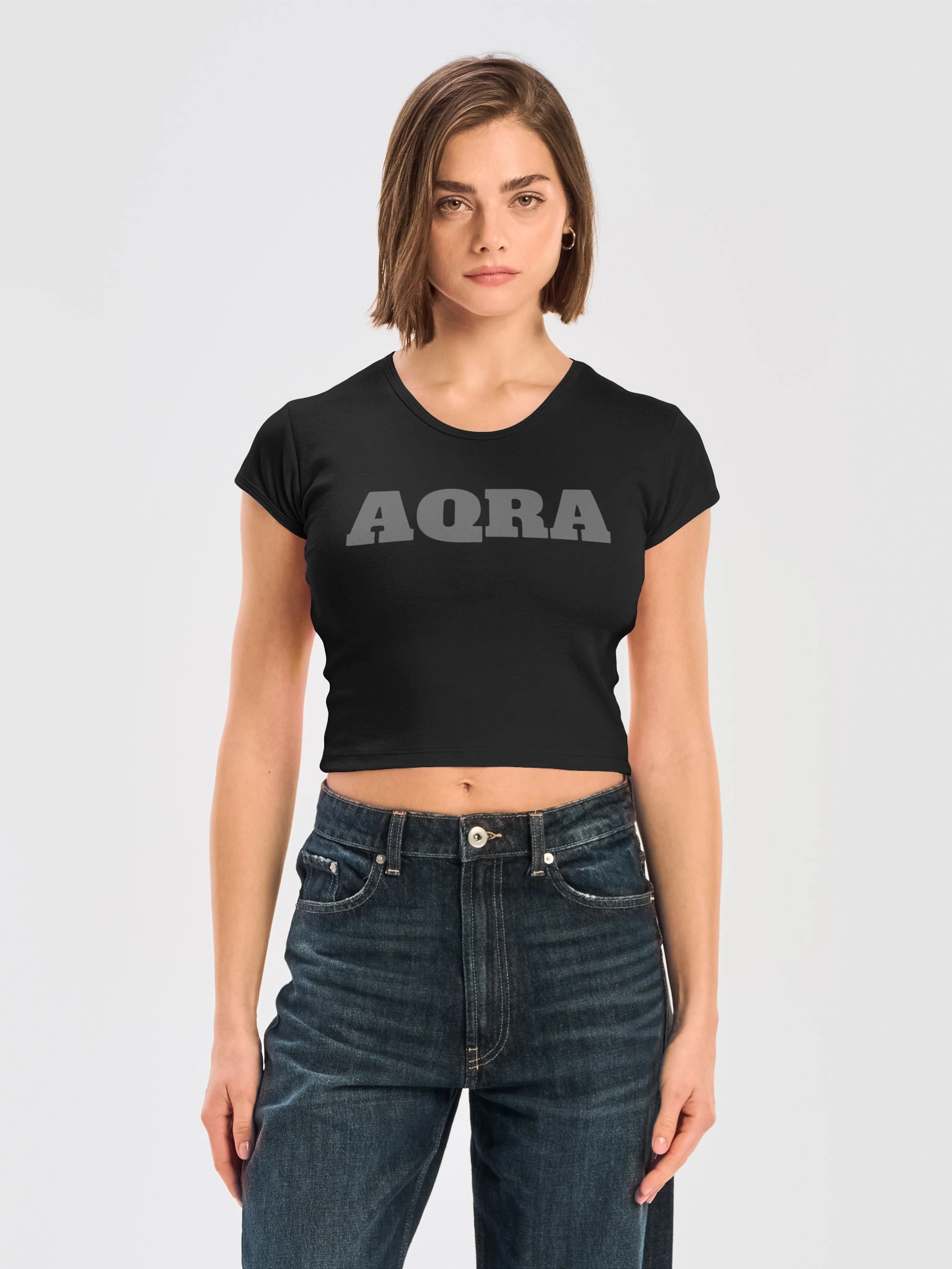 AQRA Signature Premium Women's Cropped Graphic product image (1)