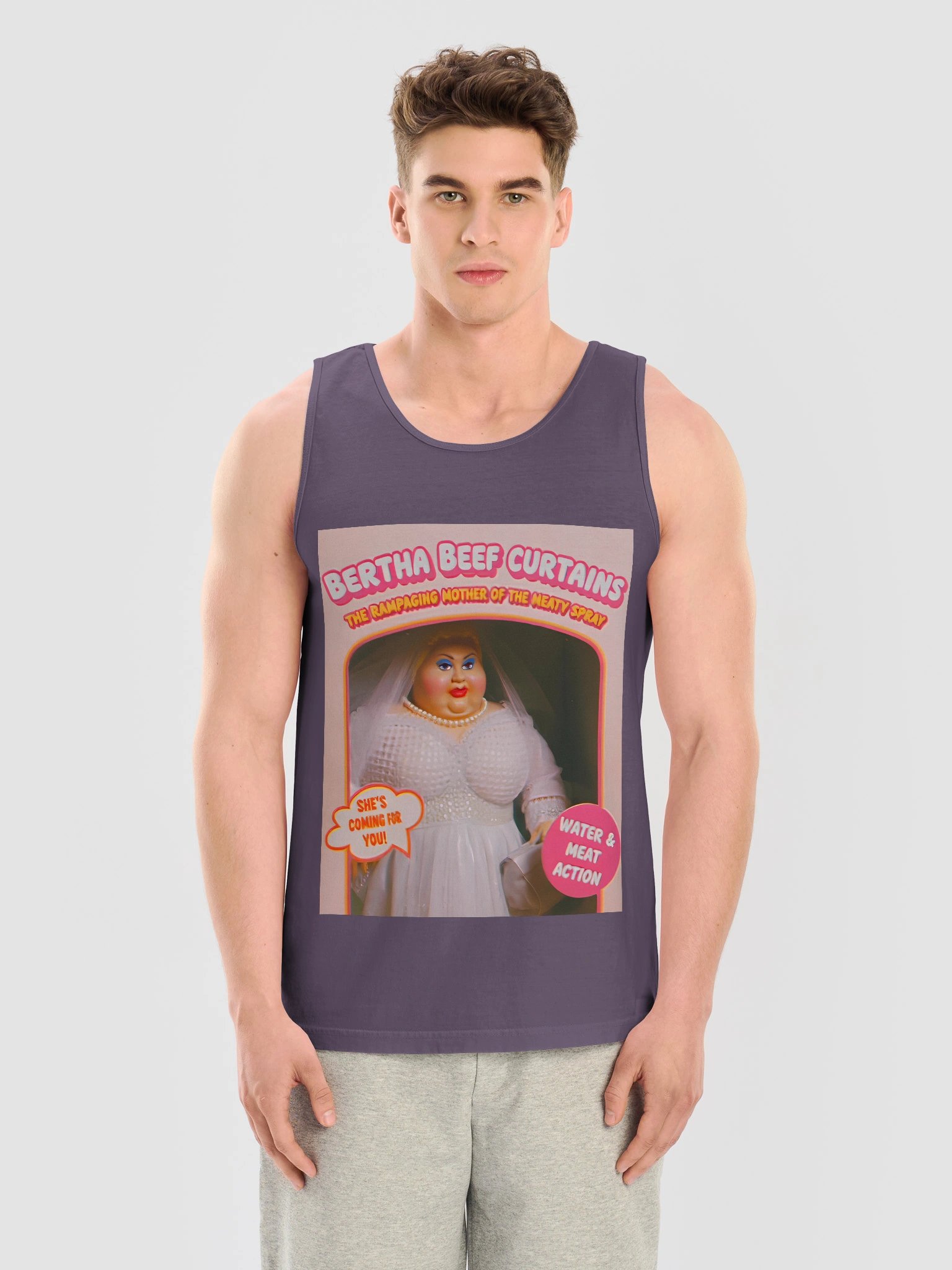 666 Toys | The OG Bertha Beef Curtains | Comfort Colors Unisex Garment-Dyed Tank Top product image (1)