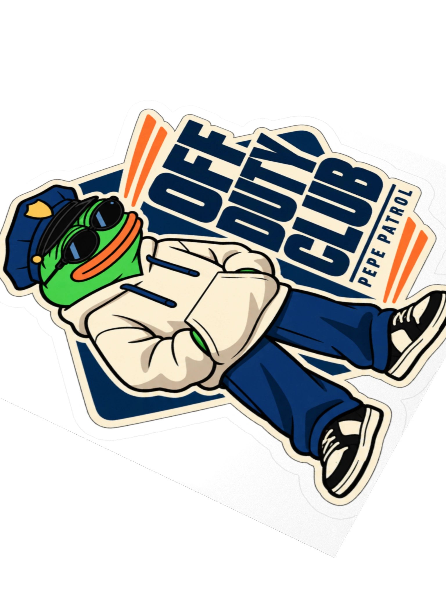 Off Duty Club Art Sticker product image (3)