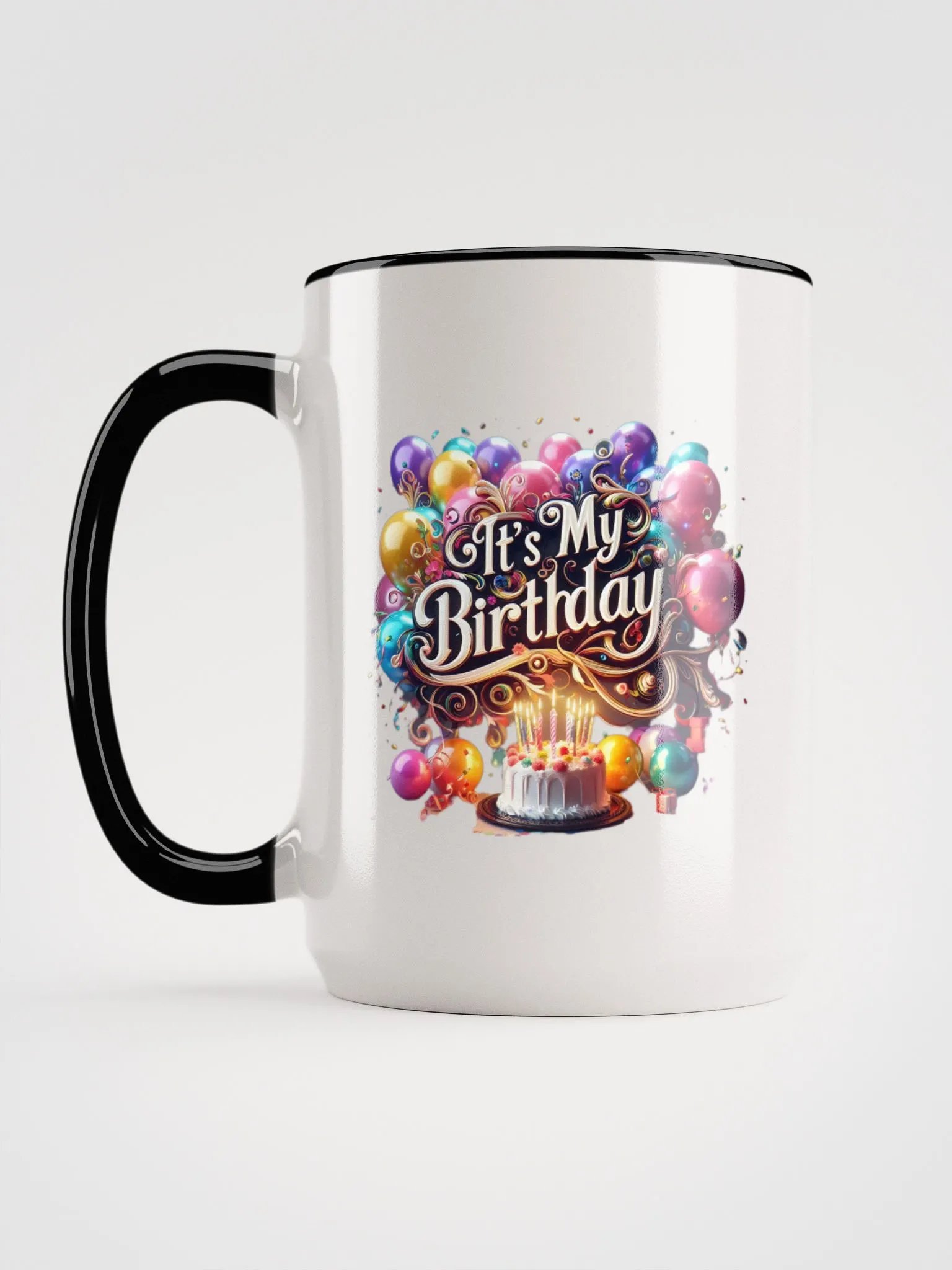 Festive Birthday Ceramic Mug product image (2)