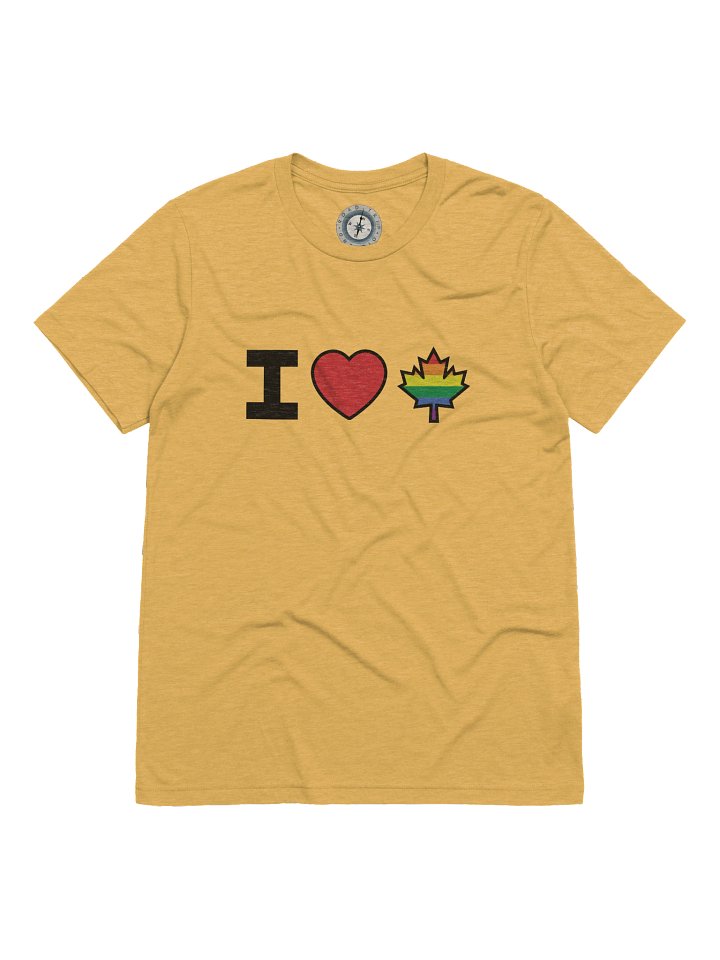 I Love Canada LGBTQ+ Pride Unisex T-Shirt product image (1)