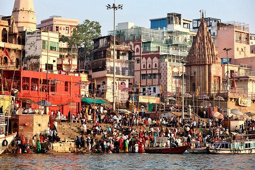 At sunrise, the Ganges revealed a side of Varanasi that felt both peaceful and profound. Watching the ghats come to life from...