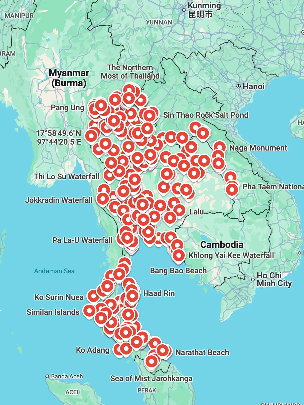 Thailand Travel Map - The Best Things To Do in Thailand product image (3)