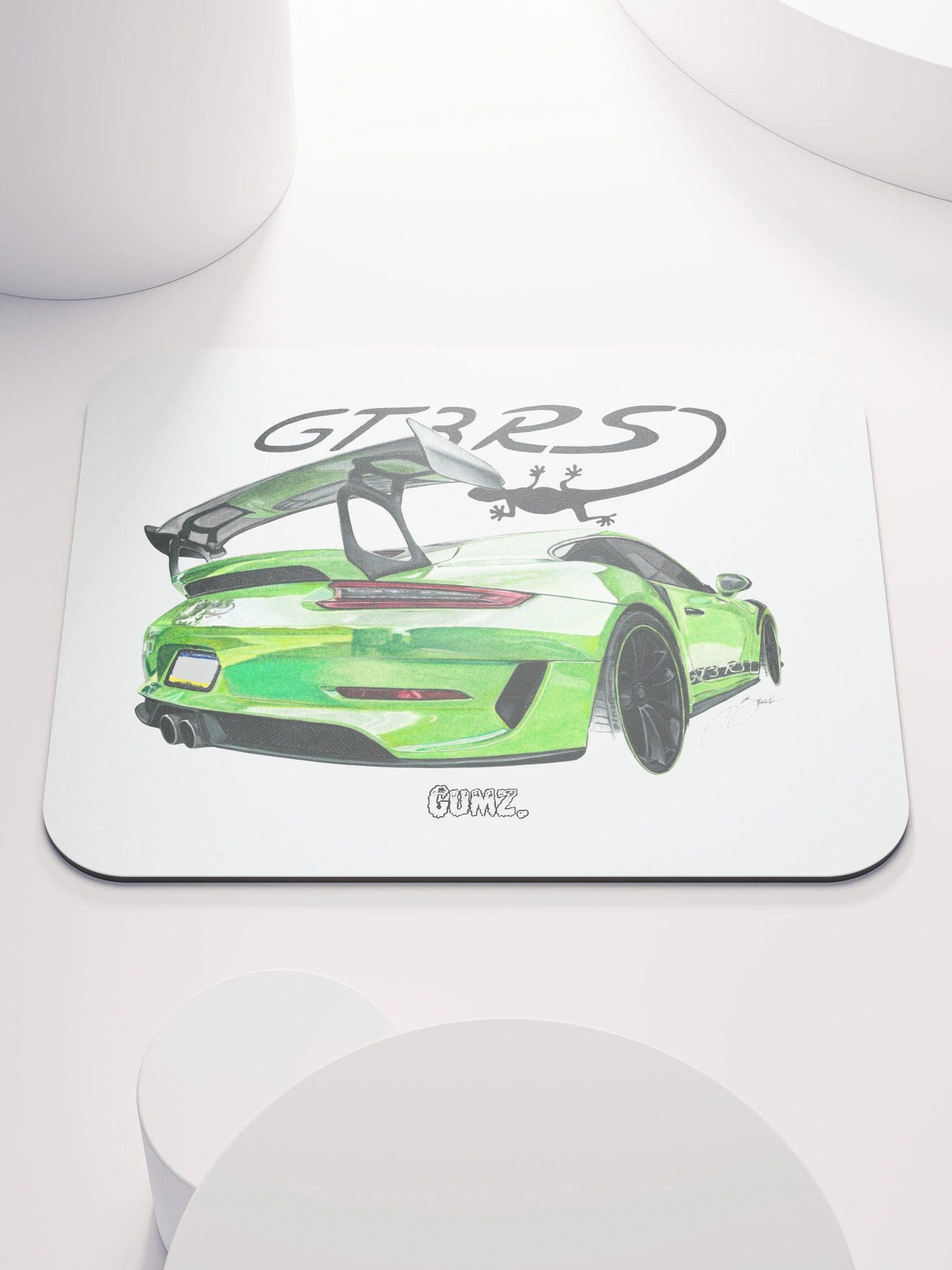 Green Lizard Mouse Pad product image (1)