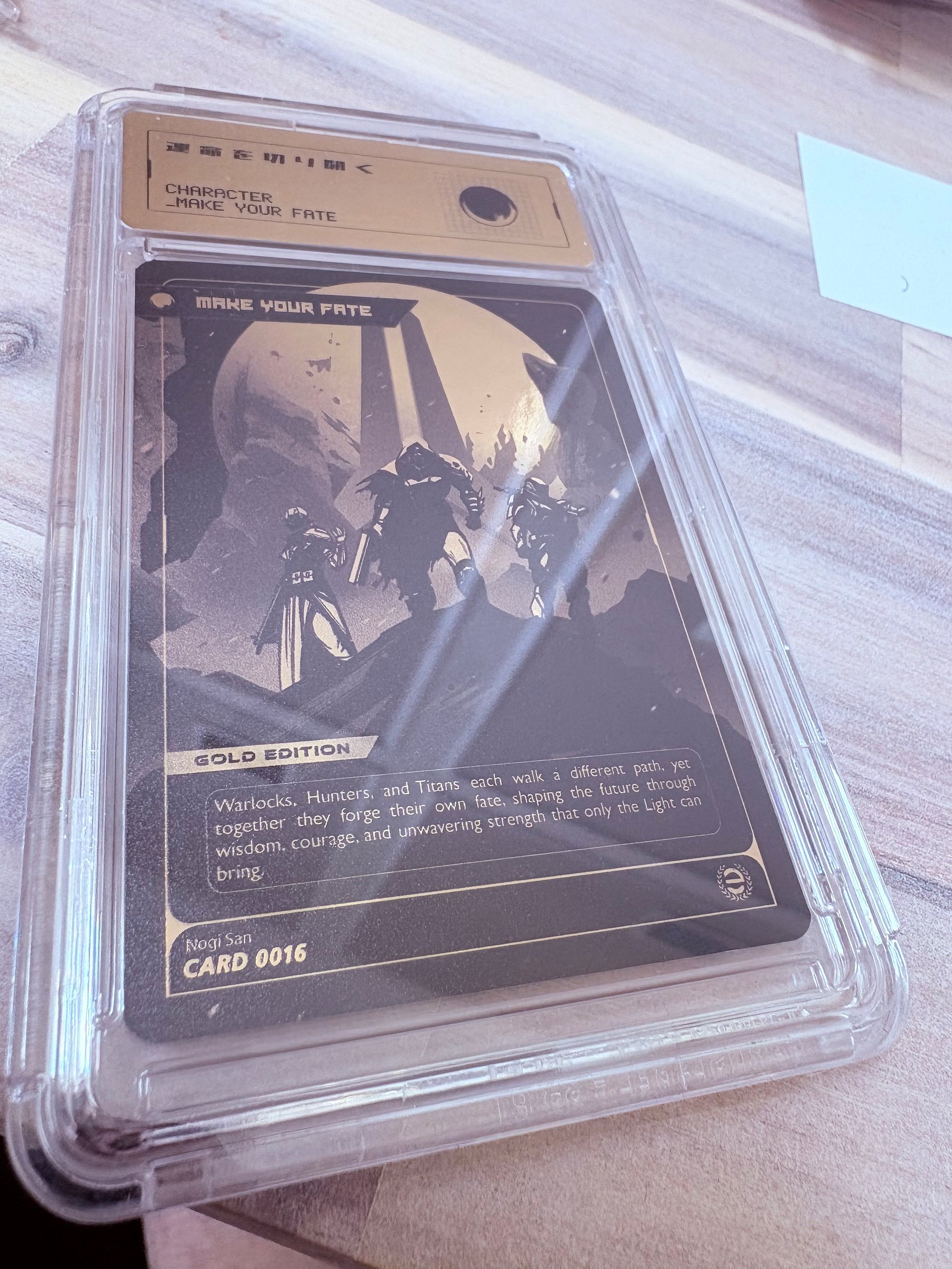 GOLD Make Your Fate Card product image (1)