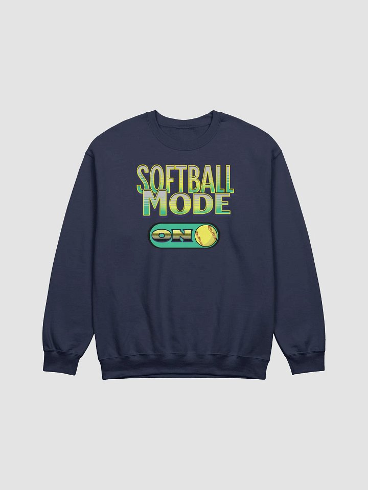 Softball Mode On Activated Crewneck Sweatshirt product image (13)