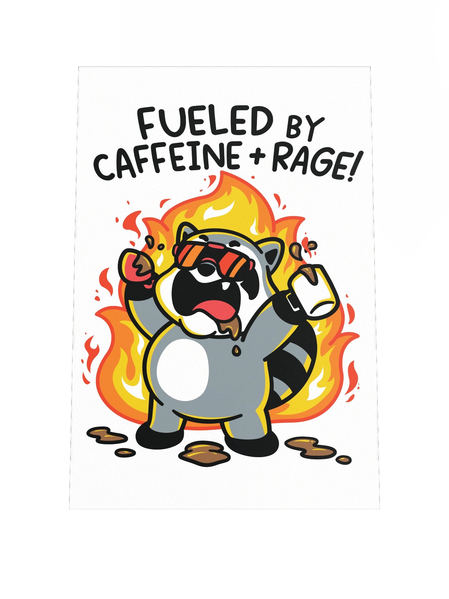 Caffeine & Rage Poster product image (1)