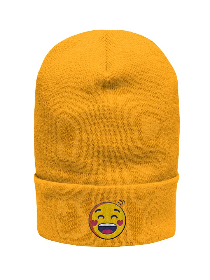 Happy Heart Yupoong Cuffed Beanie product image (3)