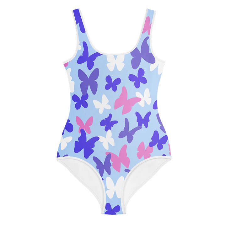 Purple Butterfly Youth Swimsuit product image (1)