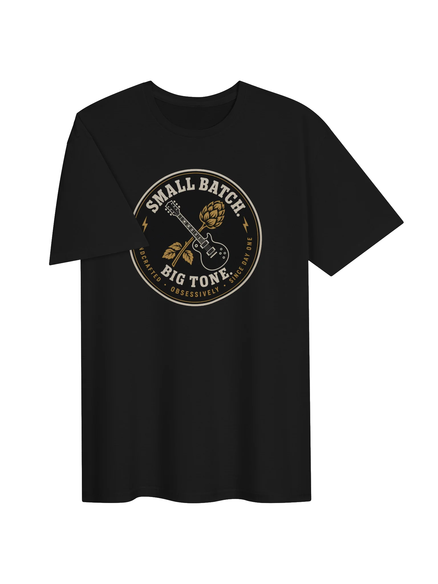 Small Batch, Big Tone - Craft Beer themed guitar t-shirt product image (4)