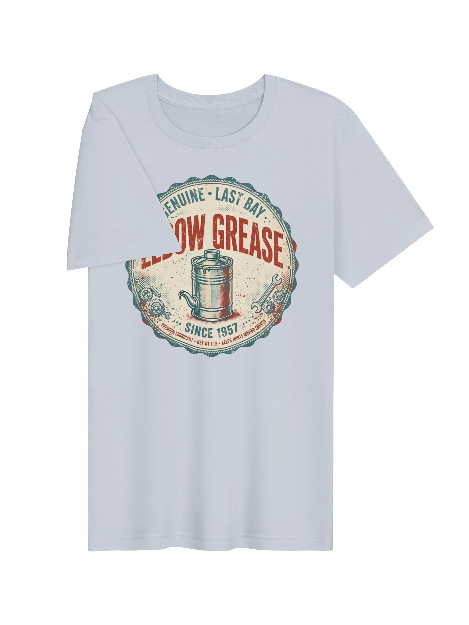 Elbow Grease Genuine Last Bay 1957 Vintage Mechanic T-Shirt product image (3)