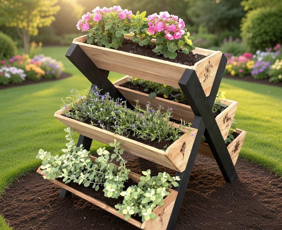 5 Box Tier Planter DIGITAL Plans product image (3)