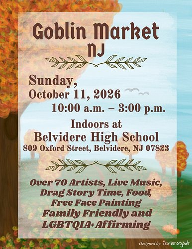 Even though I won’t be vending there, it’s so cool that @goblinmarketnj asked me to design their fall market flyer 🧡🤎💛 I hope...
