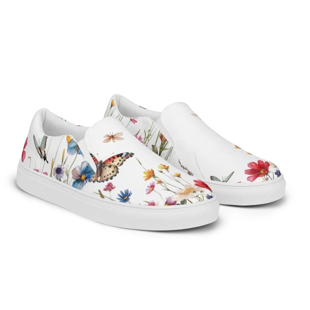 Floral Flutter Slip-Ons product image (6)