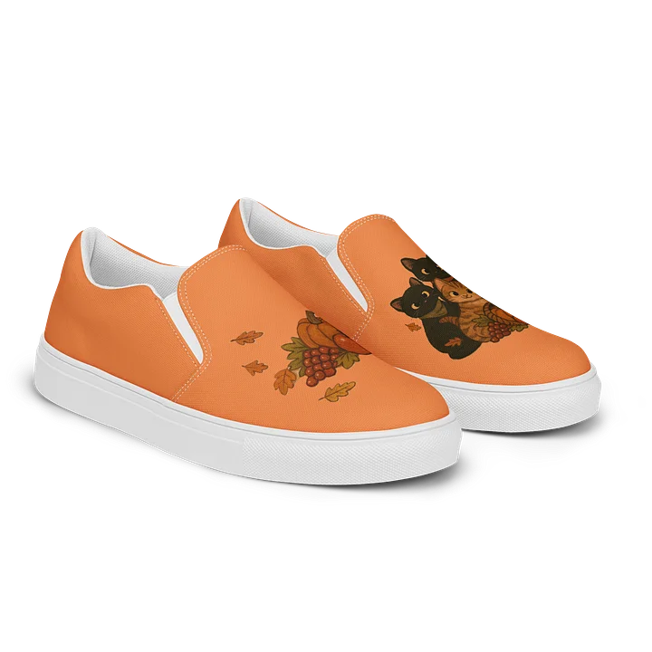 Blue Leopard Dream Women's Slip-On Shoes product image (2)