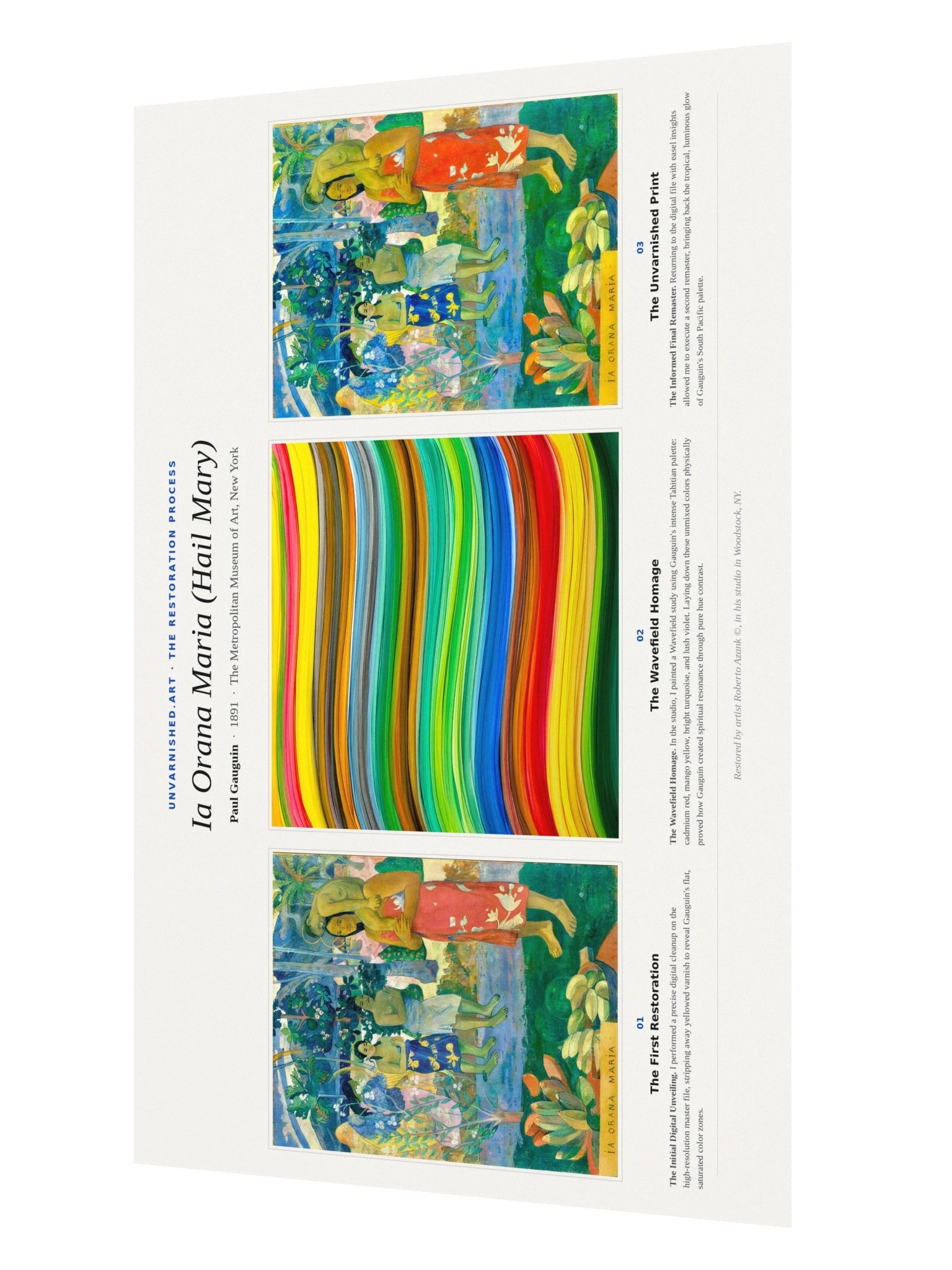Ia Orana Maria (Hail Mary) — Process Poster product image (2)