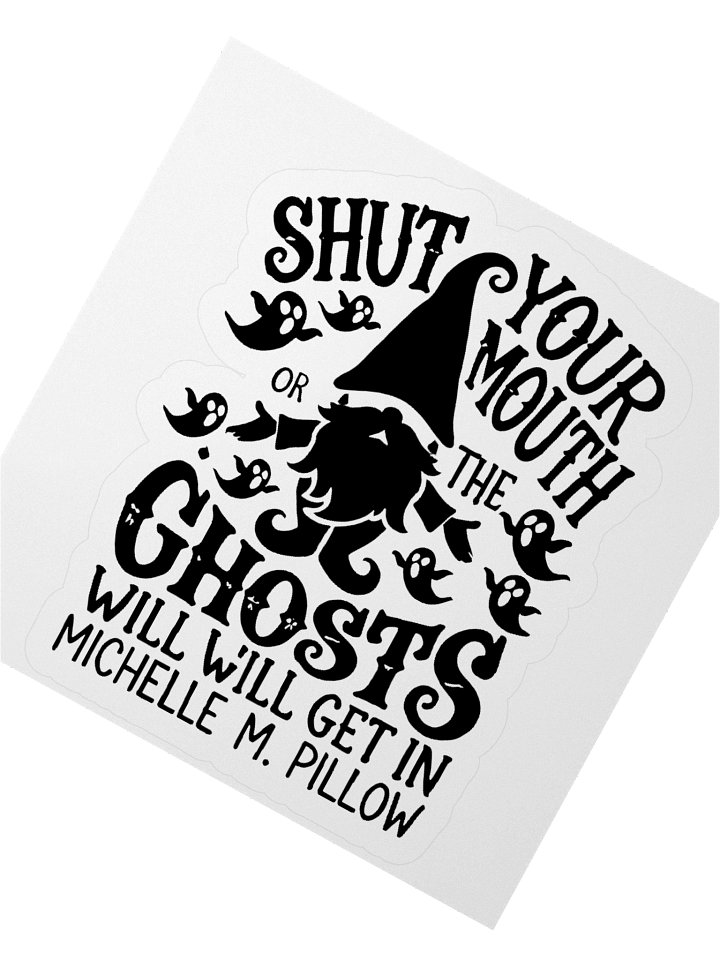 Shut Your Mouth Gnome Sticker product image (4)