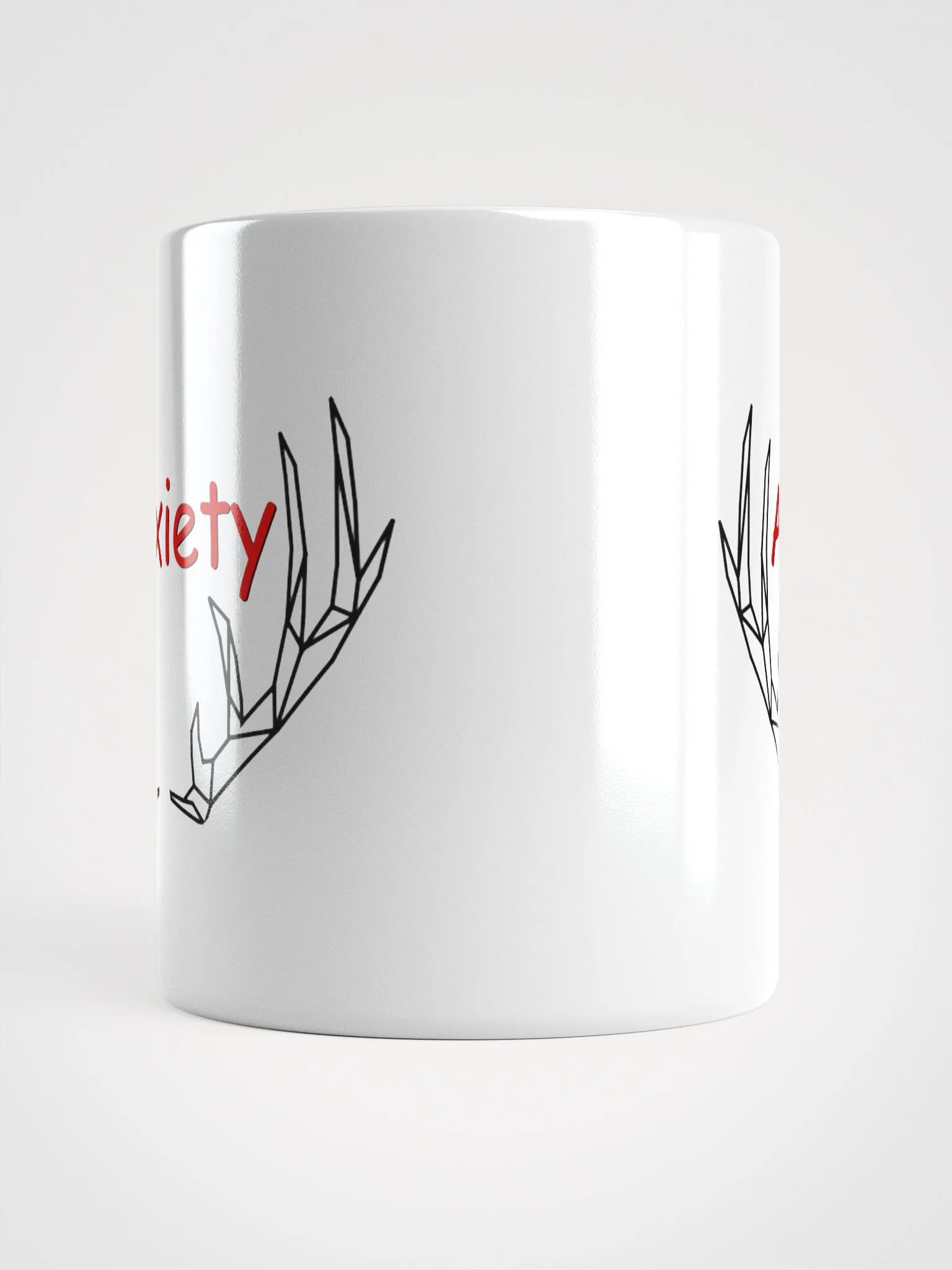 Anxiety Mug - White & Red product image (10)