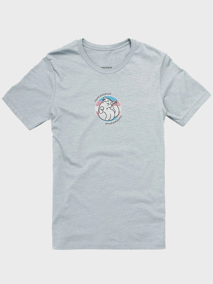 Round and Proud Manul Transgender Version - Bella+Canvas Unisex T-Shirt product image (6)