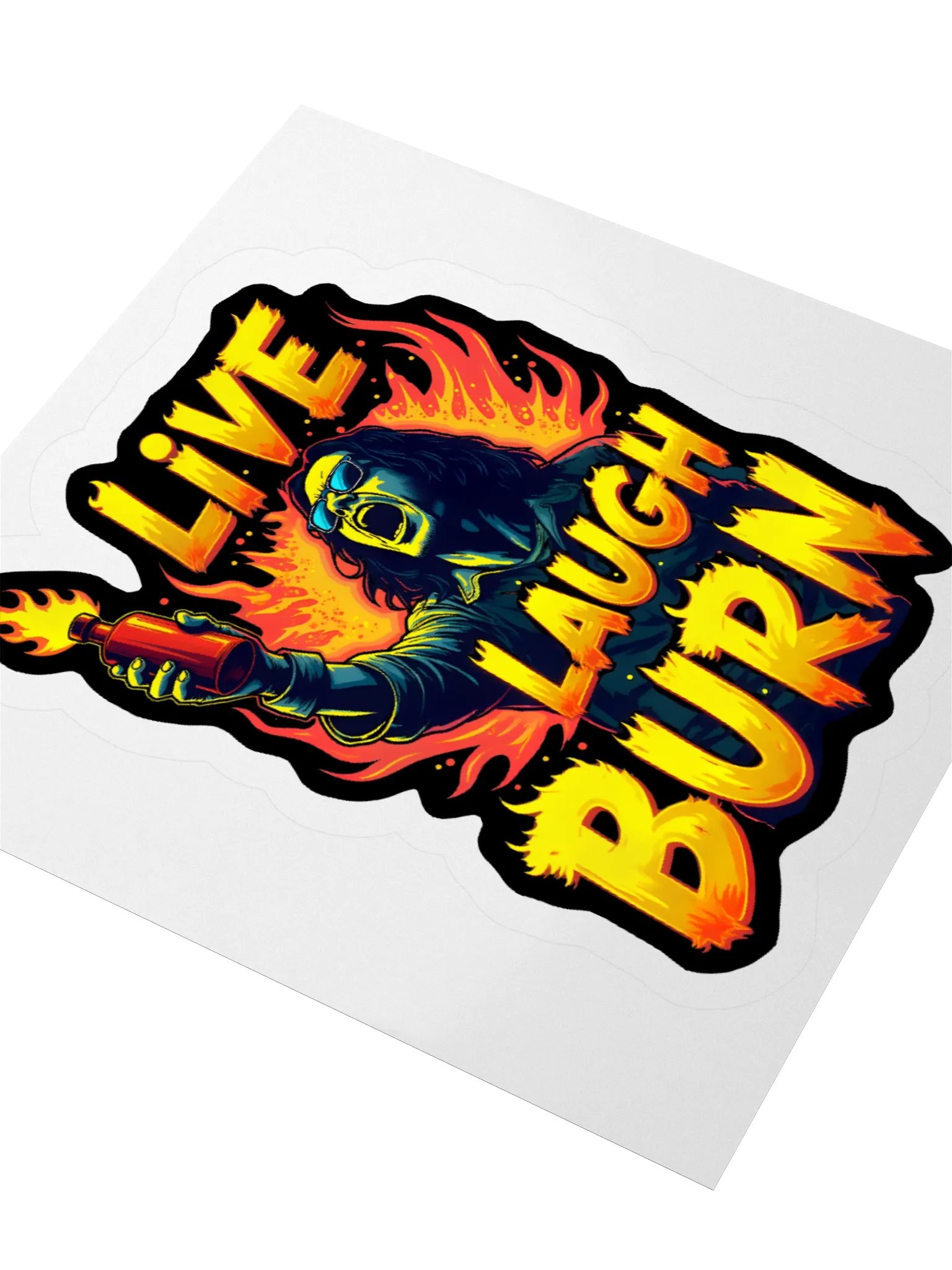 Live Laugh Burn Sticker product image (7)