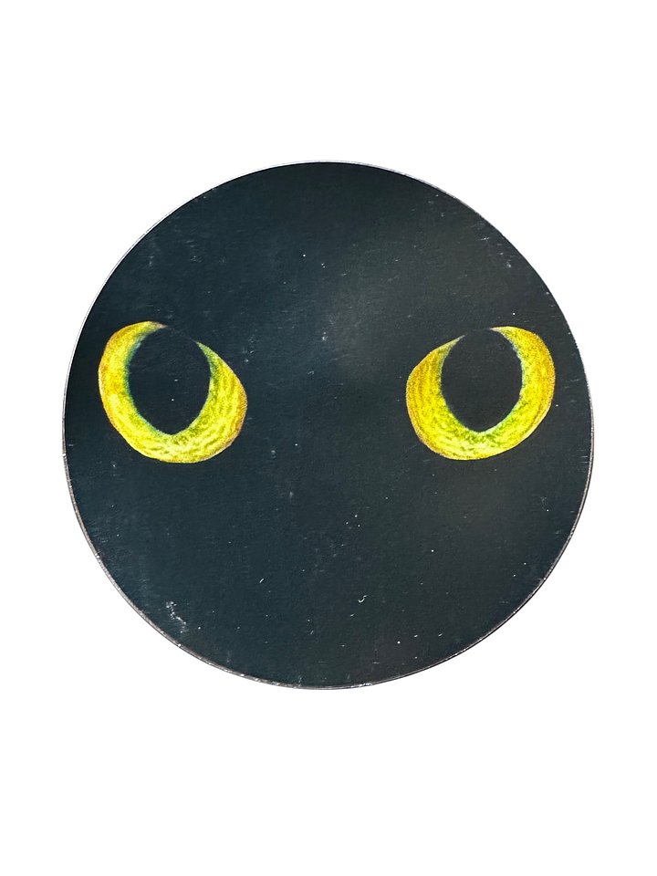 Black Cat Eyes magnet product image (1)
