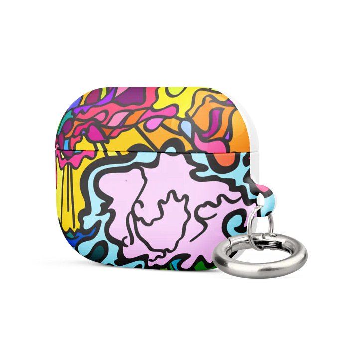 Energizing Swirls All-Over AirPods® Case – Wave at Sunset product image (2)
