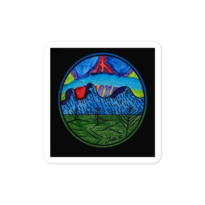 Jude's Mountain Adventure Sticker product image (1)