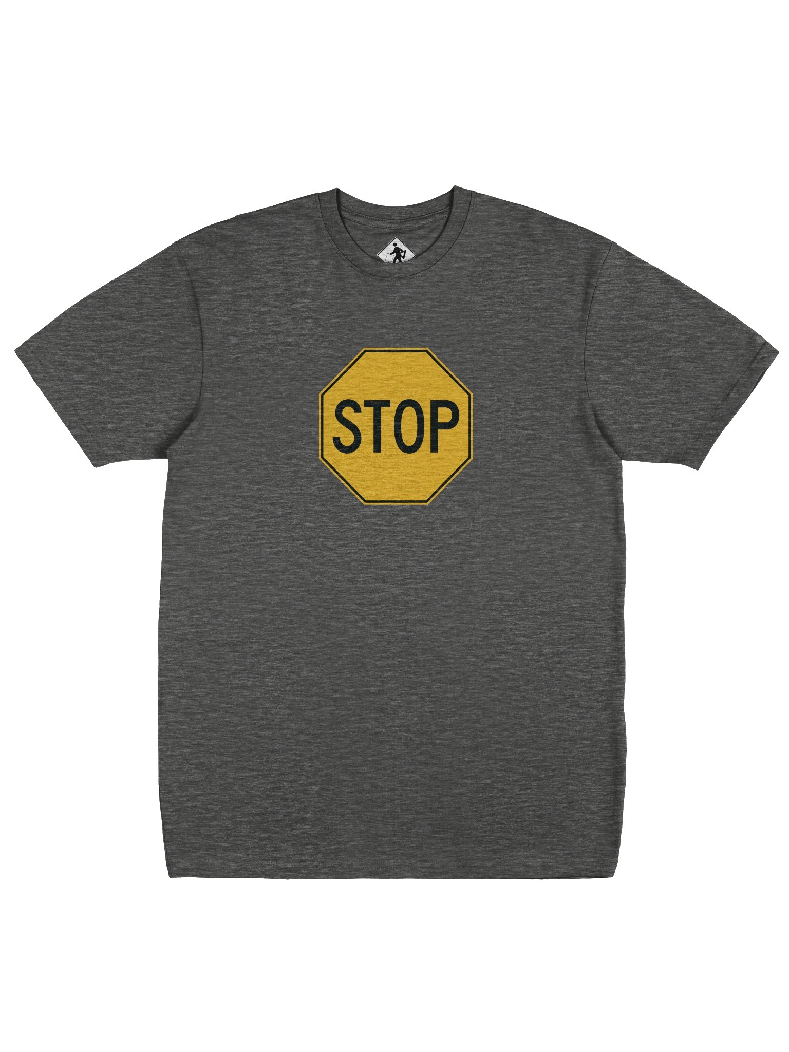Yellow Stop Sign Heavyweight Tee product image (1)