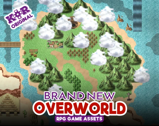 KR Brand New Overworld Tileset for RPGs product image (1)