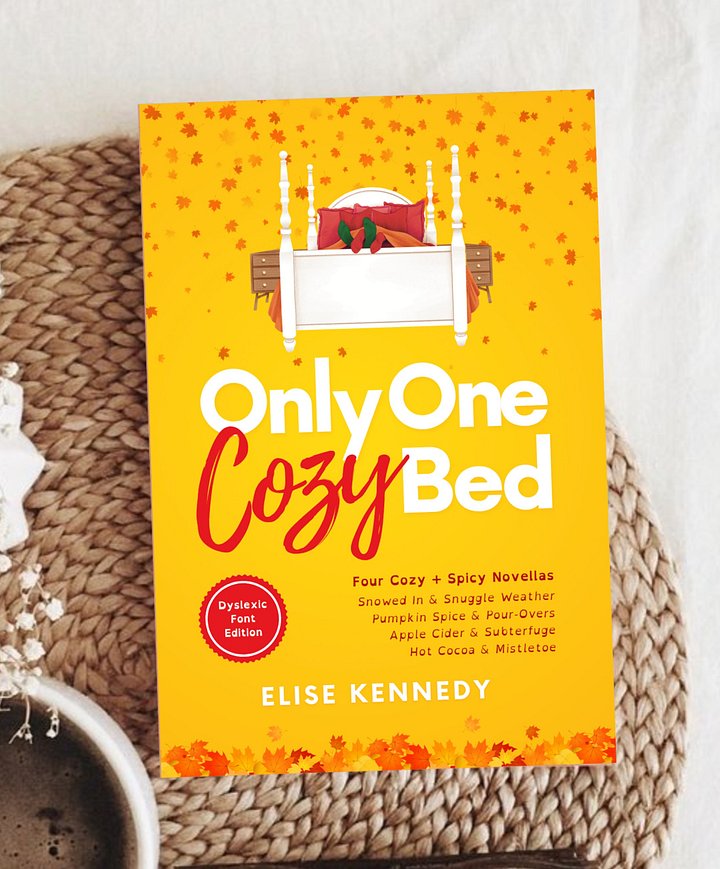 Dyslexic Friendly Edition: Only One Cozy Bed (signed paperback) product image (1)