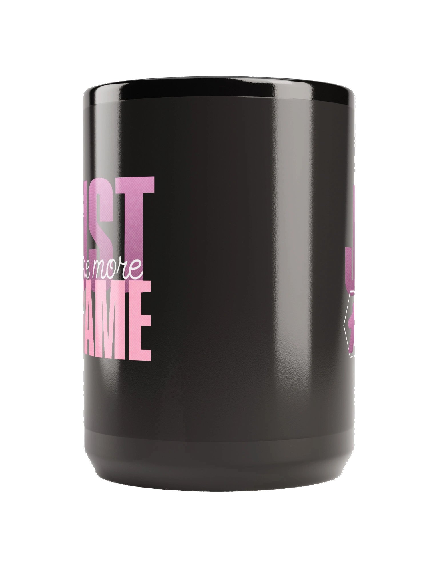 Pink Just One More Board Game Black 15 oz. Mug product image (4)