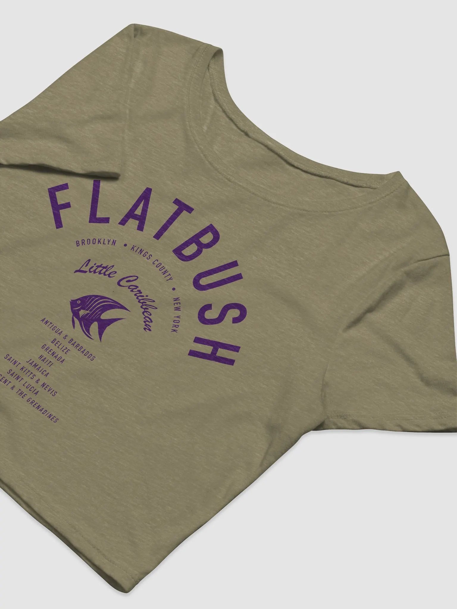 Flatbush Little Caribbean Crop top product image (5)