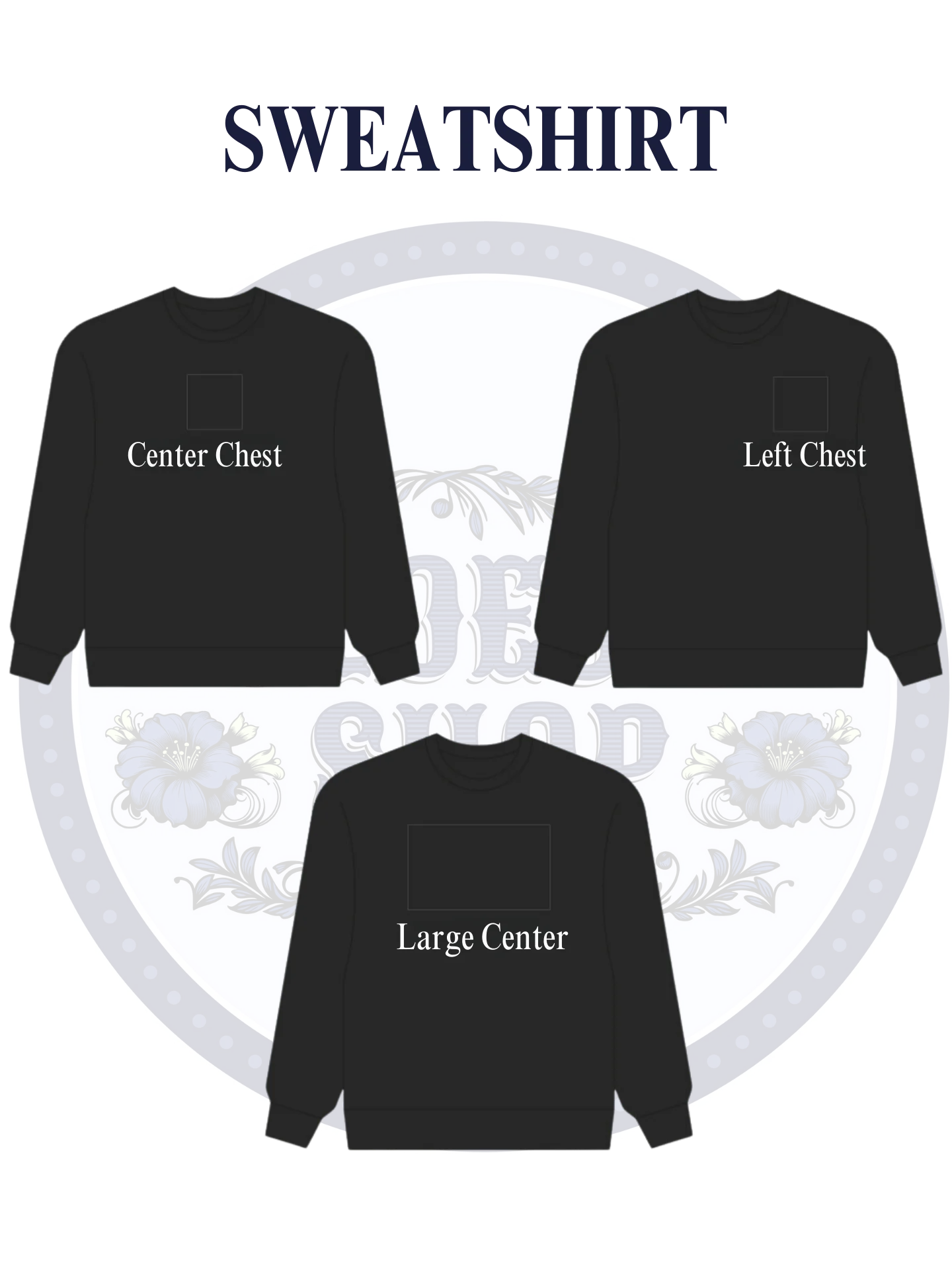YOUR GERMAN SHEPHERD! / SWEATSHIRT WITH PERSONALIZED NAME / EMBROIDERED product image (5)