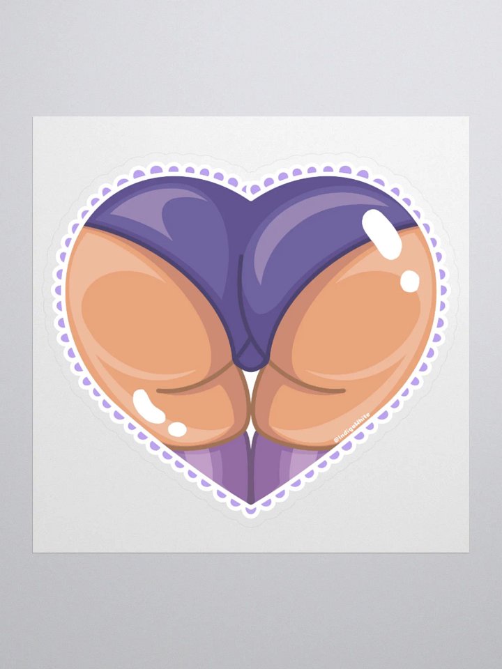 Purple Heart Booty Sticker product image (2)