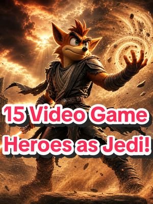 15 Video Game Heroes as Jedi! #Jedi #StarWars #VideoGames #Heroes #FanFiction 