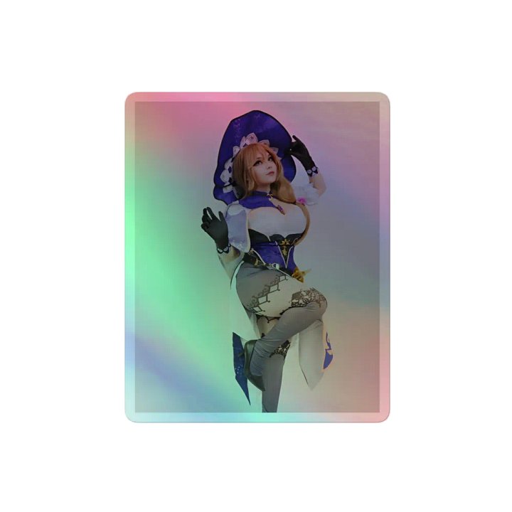 JuicyJinxs Lisa Cosplay Holographic Sticker product image (2)